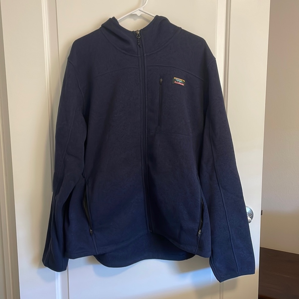 LL Bean Zip-up Jacket - Navy